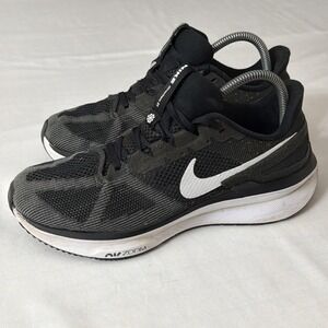 Nike Air Zoom Running Shoes Womens Size 9.5 Black White Mesh Road DJ7884-001 Gym